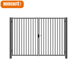 PORTAIL BARREAUDÉ 4M (2×2.00M)